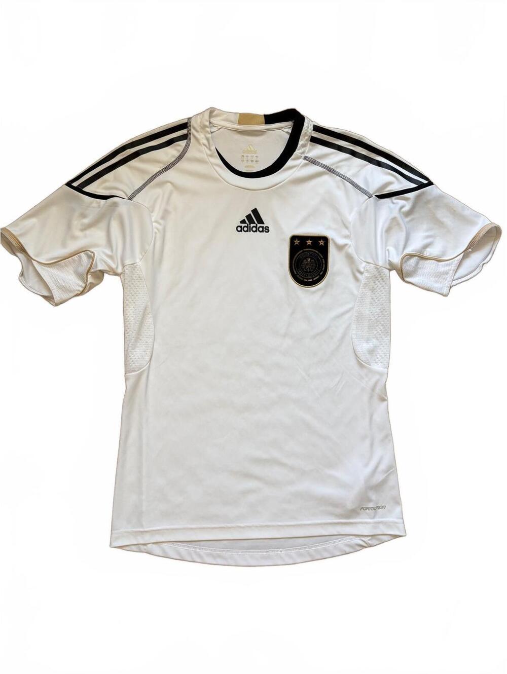 Adidas Germany DFB Training Shirt Mens XL White Black Soccer Jersey